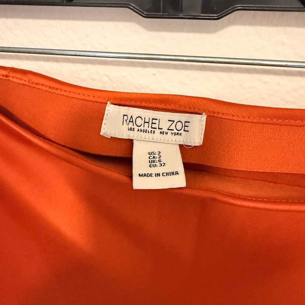 Rachel Zoe Vibrant Orange Pencil Skirt - Picture 4 of 4